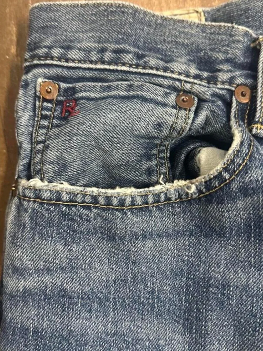 Polo Ralph Lauren men’s blue jeans Size 34x30” #denim